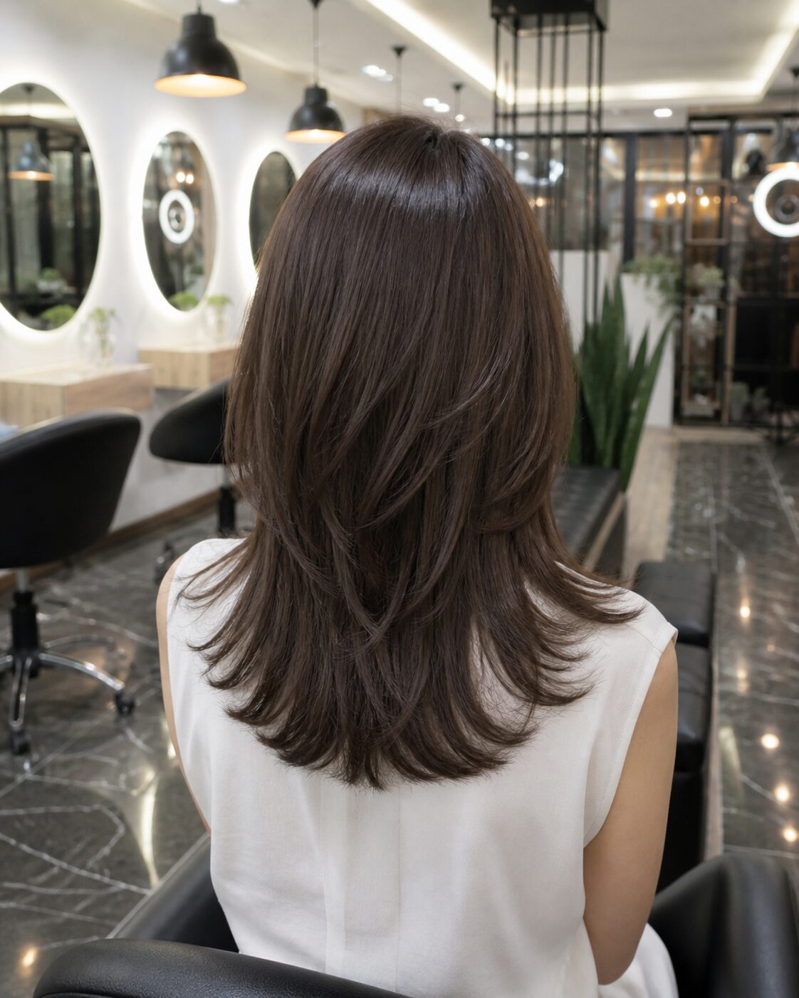 ロングレイヤー — バックスタイル